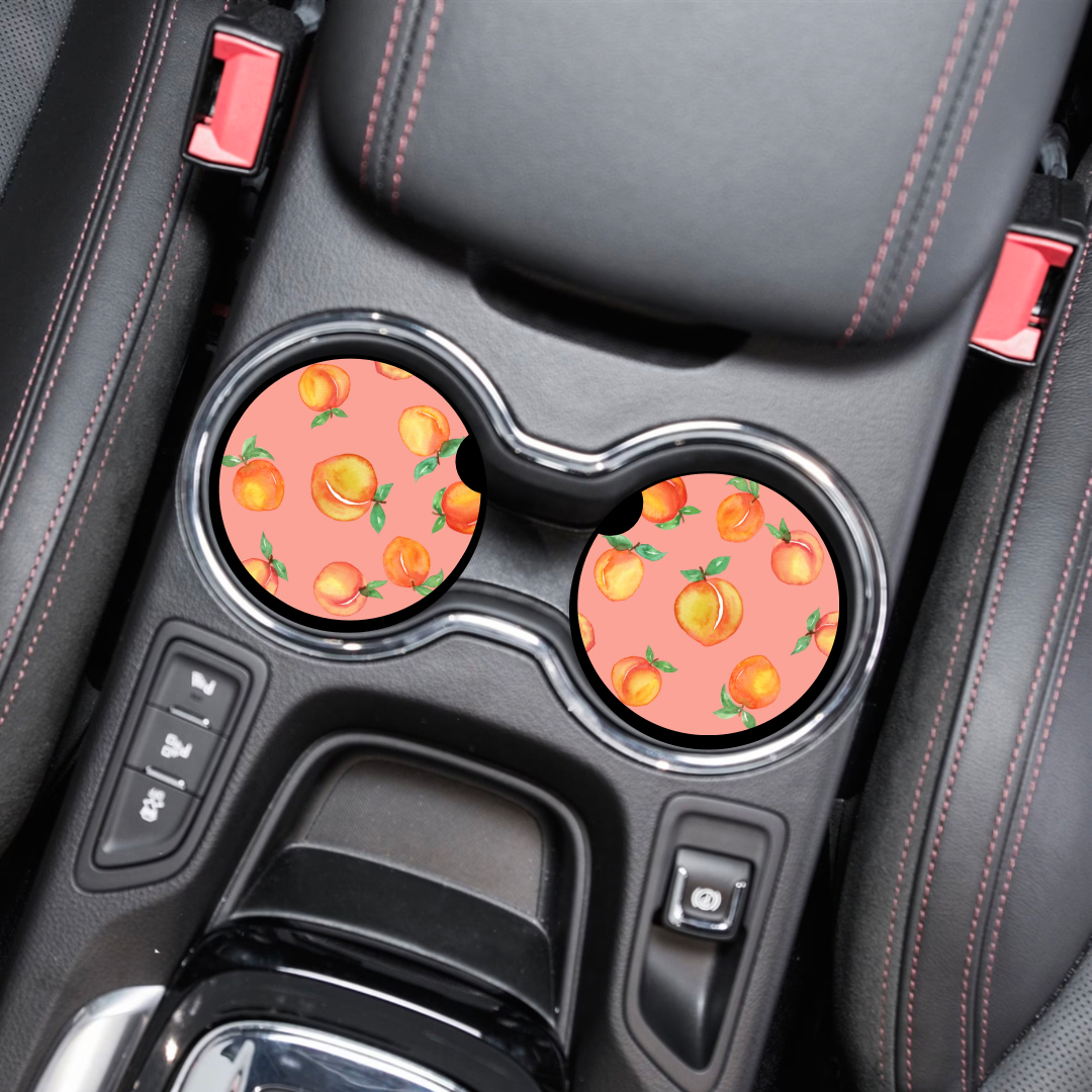Peachy - Car Coasters