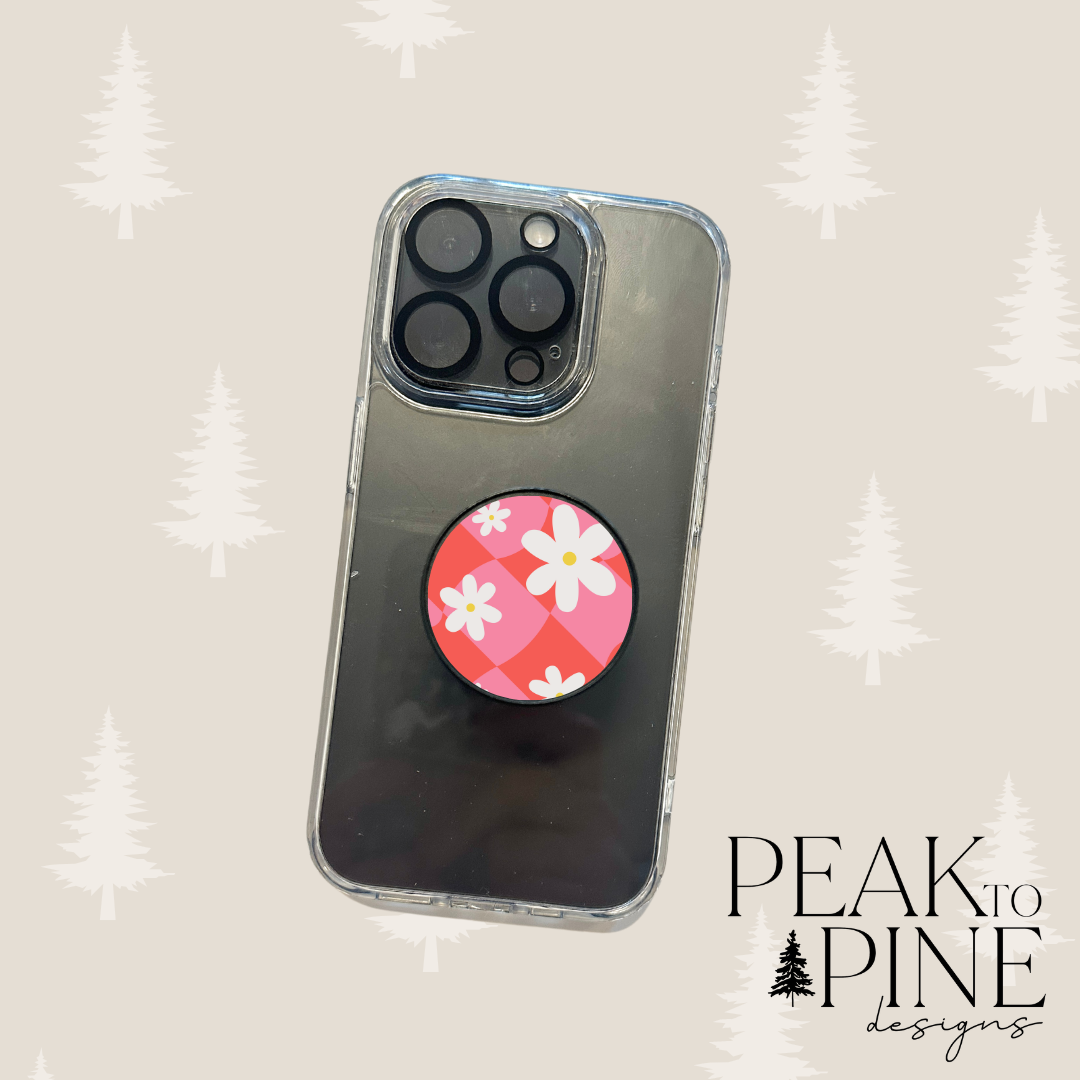 Retro Flowers - Phone Grip