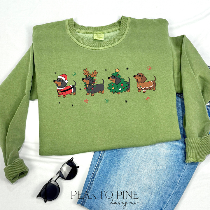 Christmas Dachshunds - Sweatshirt