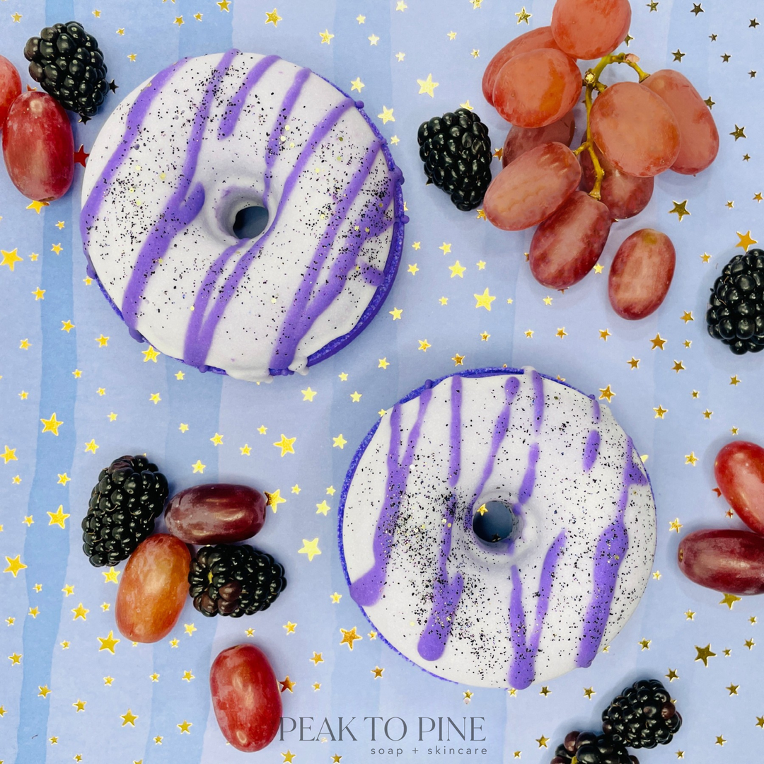 Galaxy Grape - Donut Bath Bomb