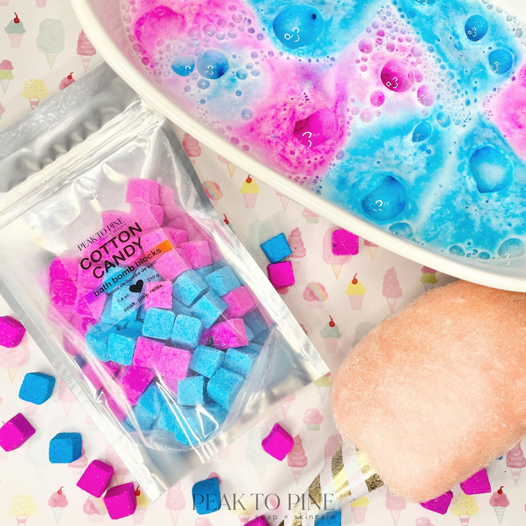 Cotton Candy - Bath Bomb Blocks
