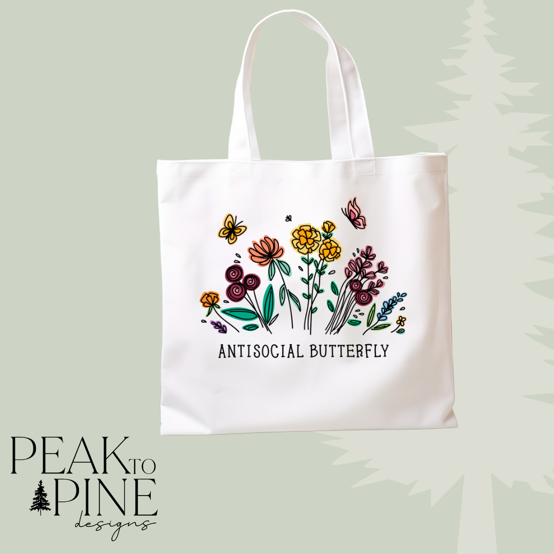 Antisocial Butterfly - Tote Bag
