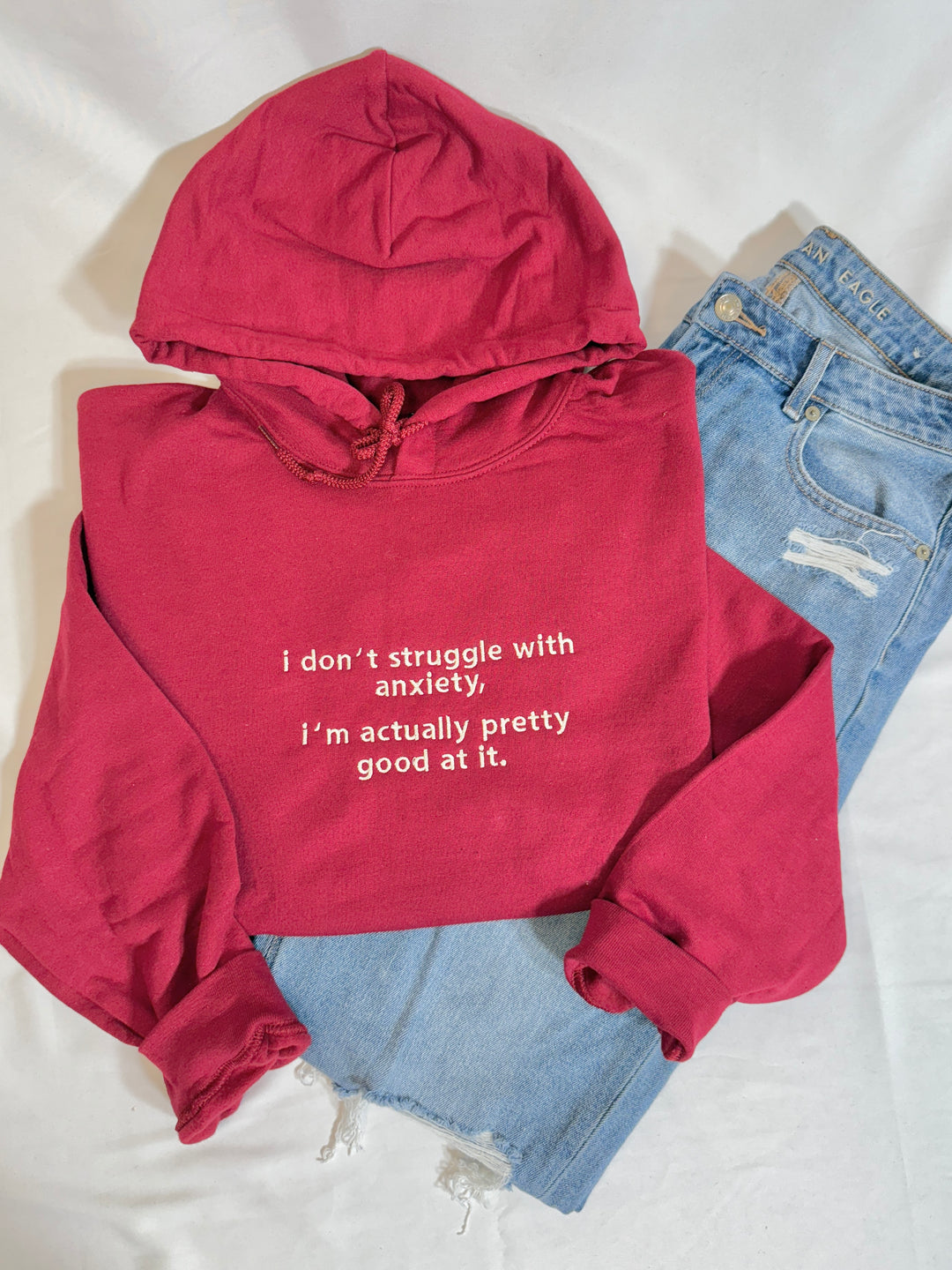 Anxiety - Embroidered Crewneck