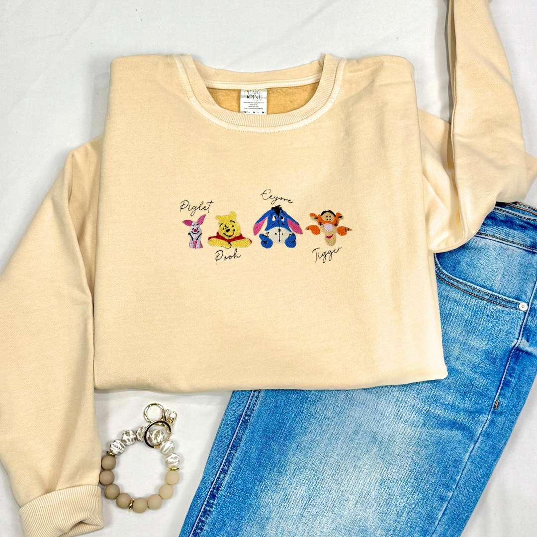 Pooh & Friends - Embroidered Sweatshirt