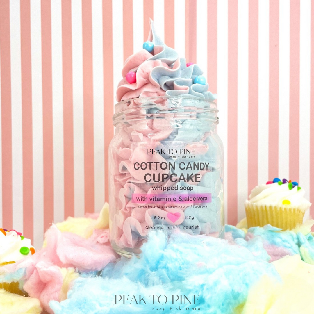 Cotton Candy Cupcake - Whipped Soap