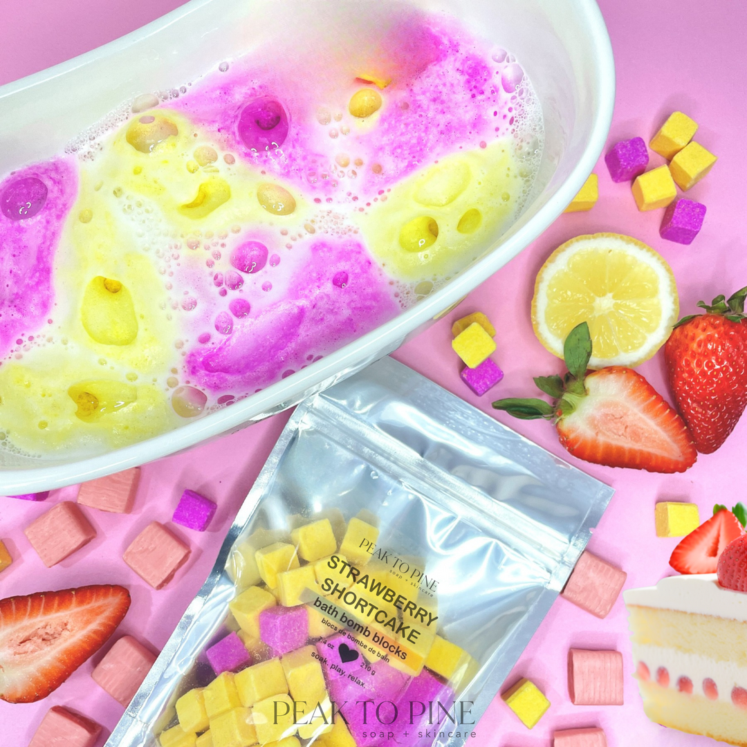 Strawberry Shortcake - Bath Bomb Blocks