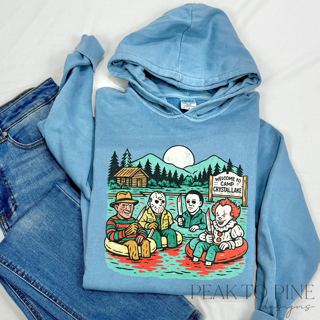 spooky creepy horror movie camp crystal lake friday the 13th voorhees halloween mama high quality printed sweatshirt hoodie crewneck