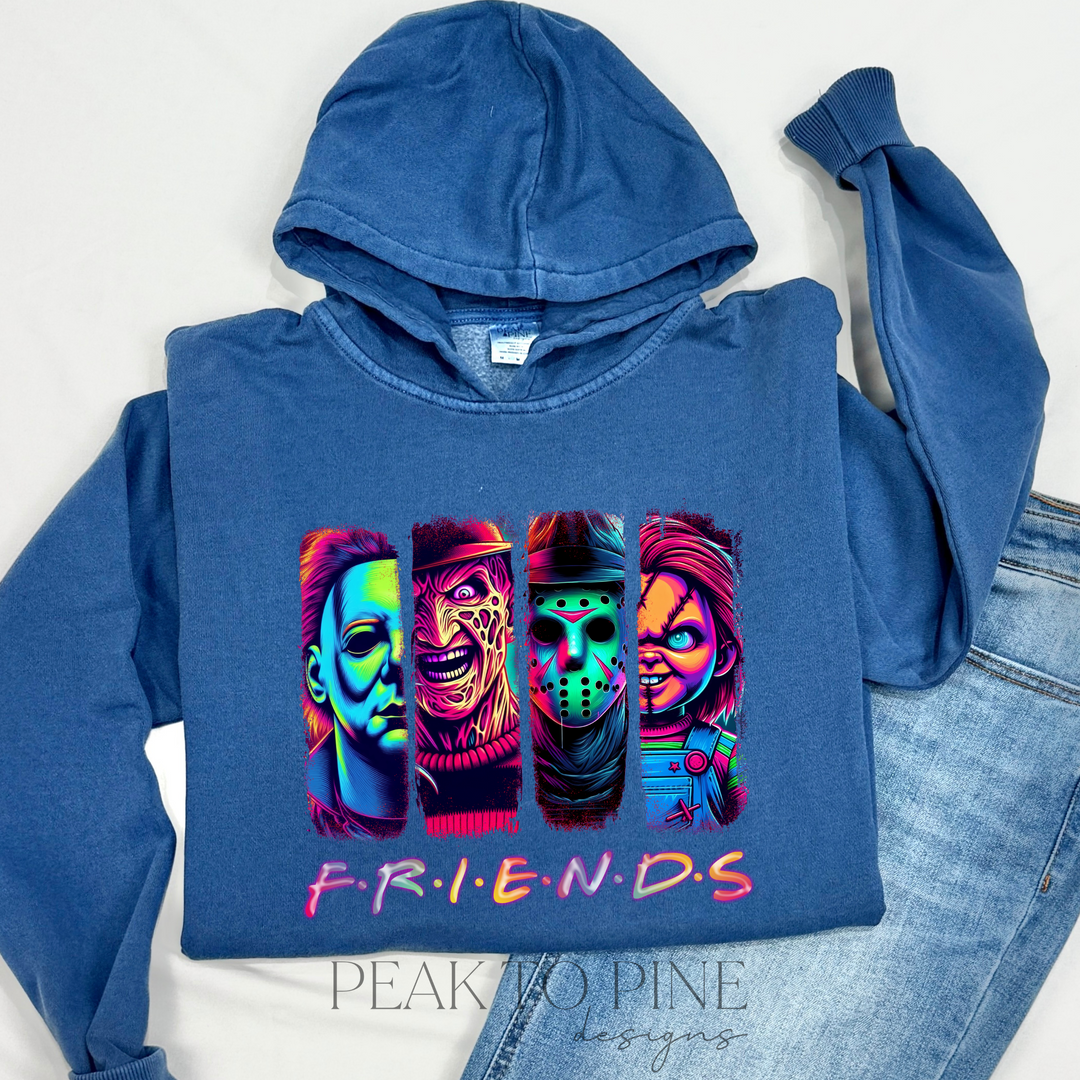 halloween horror movie freddy jason voorhees michael myers chucky high quality printed sweatshirt hoodie crewneck