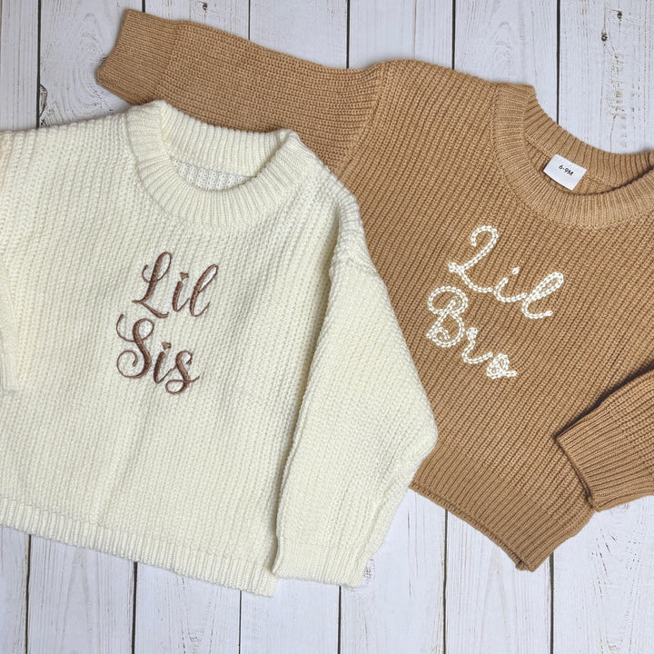 Personalized Embroidered Children's Sweater