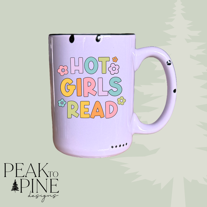 Hot Girls Read - Mug