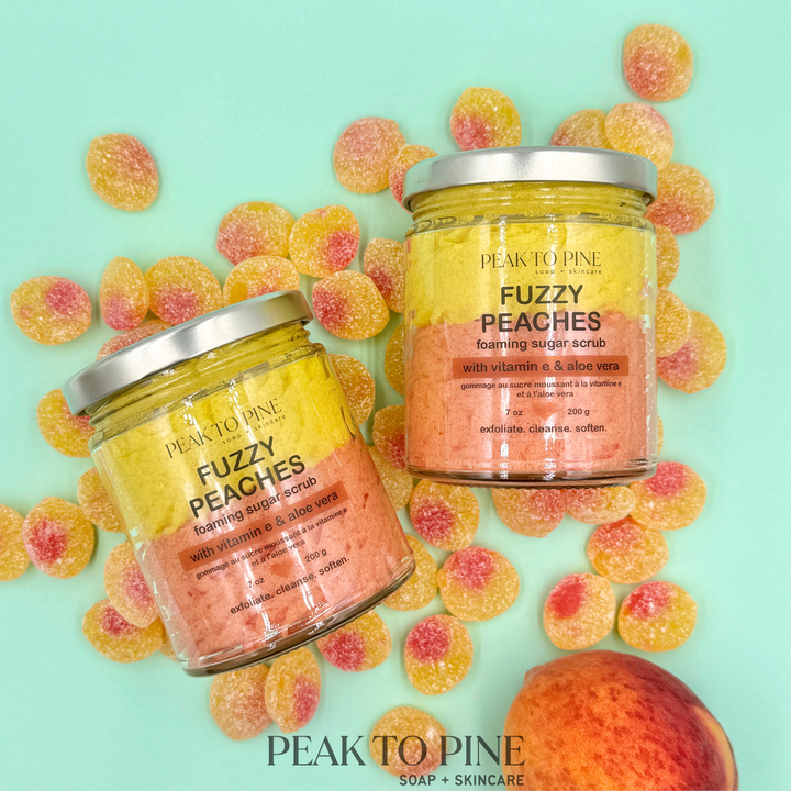 Fuzzy Peaches - Foaming Sugar Scrub