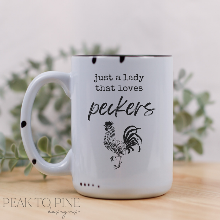 Loves Peckers - Ceramic Mug
