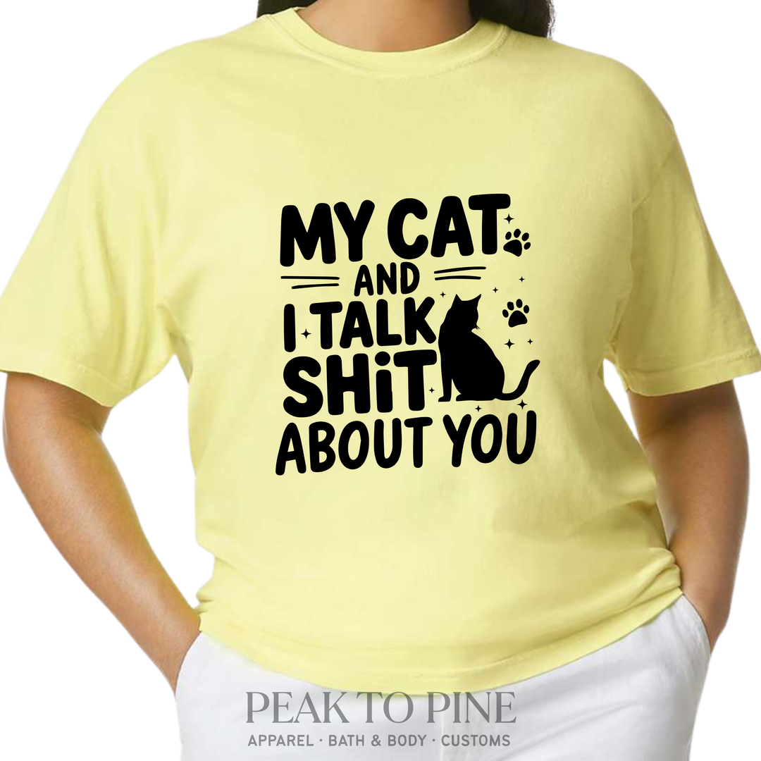 My Cat and I Talk T-Shirt