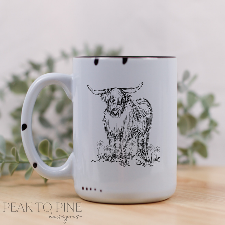 Highland Cow - Ceramic Mug