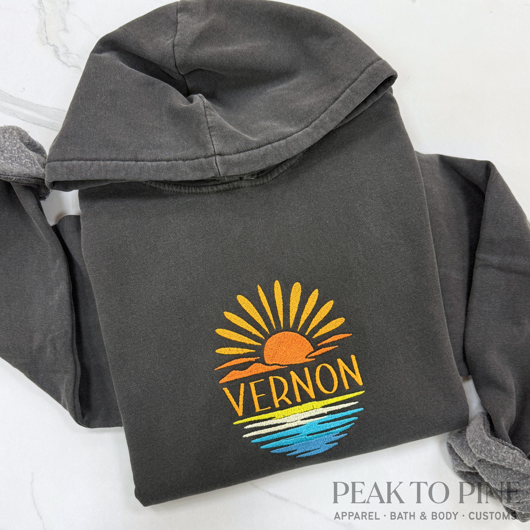 Sunset Vernon Embroidered Sweatshirt