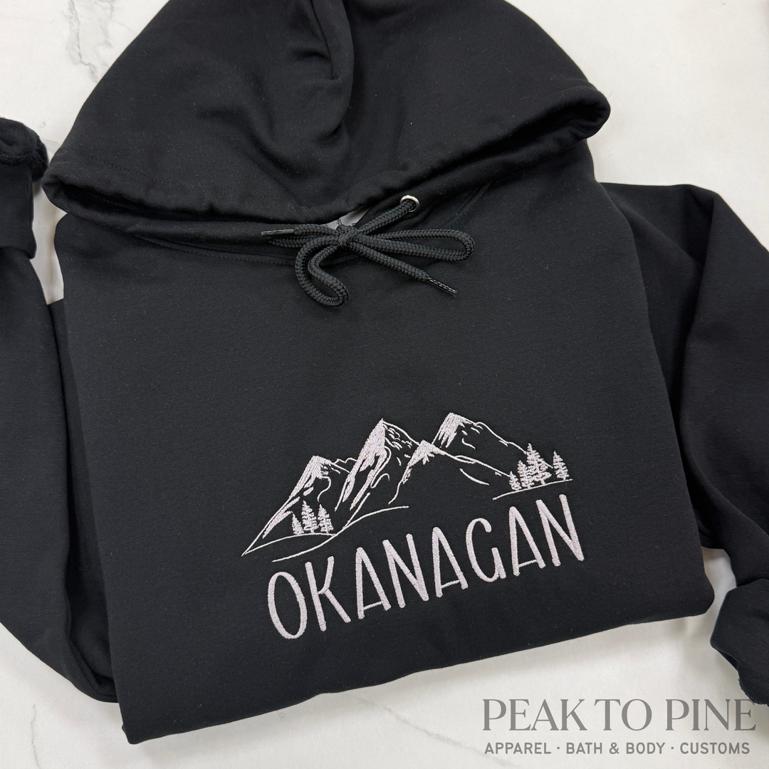 Okanagan Mountains Embroidered Sweatshirt