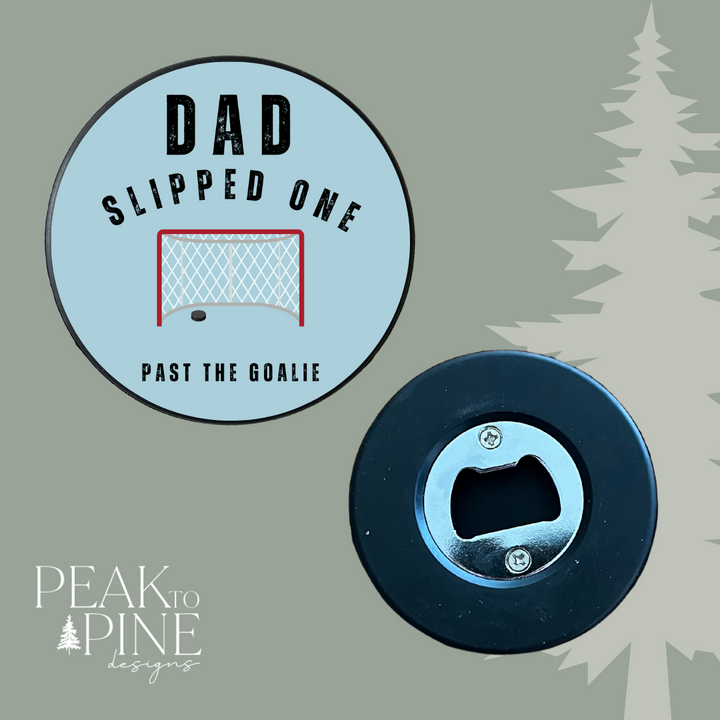 Hockey Puck Bottle Opener