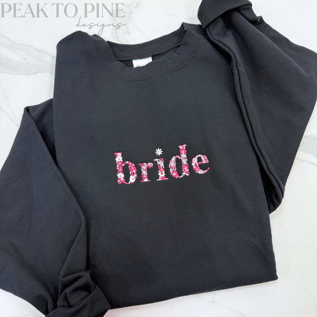 Floral Name - Embroidered Shirt