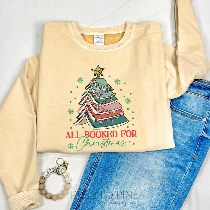 All Booked for Christmas - Sweatshirt