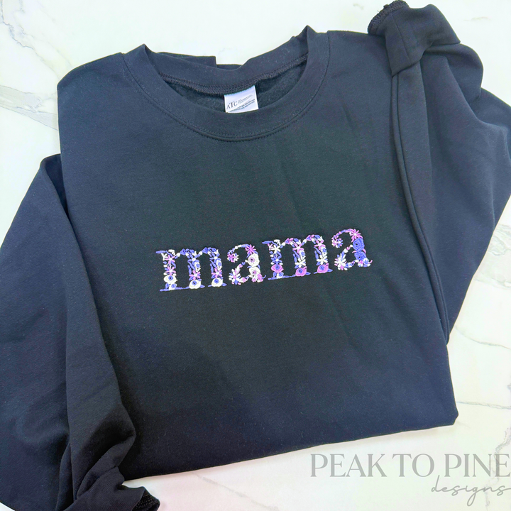 Floral Name - Embroidered Shirt