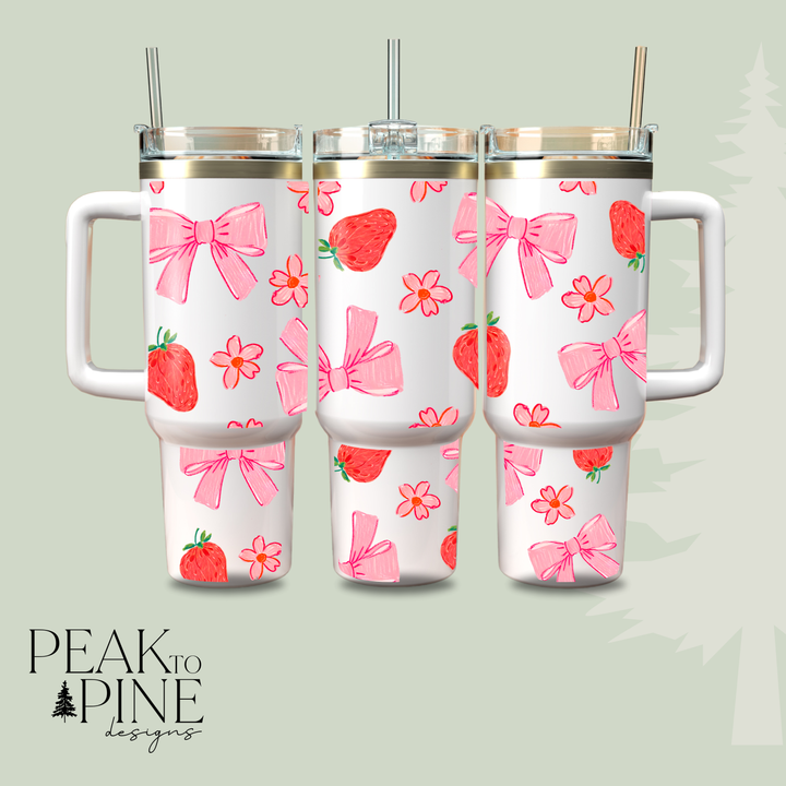 Berries & Bows - 40oz Tumbler