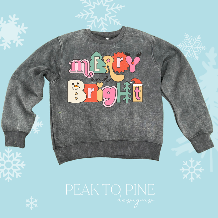 Cute Merry and Bright - Sweatshirt