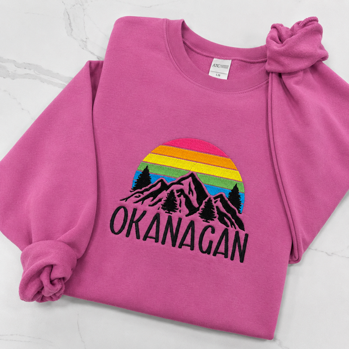 Okanagan - Embroidered Crewneck Sweater