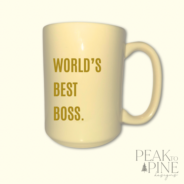 World’s Best Boss - Ceramic Mug