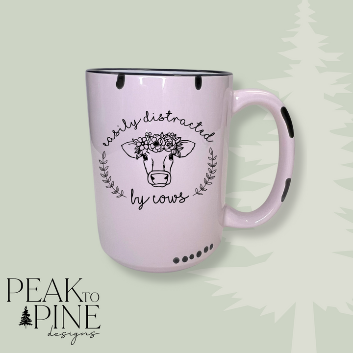 Easily Distracted by Cows - Mug