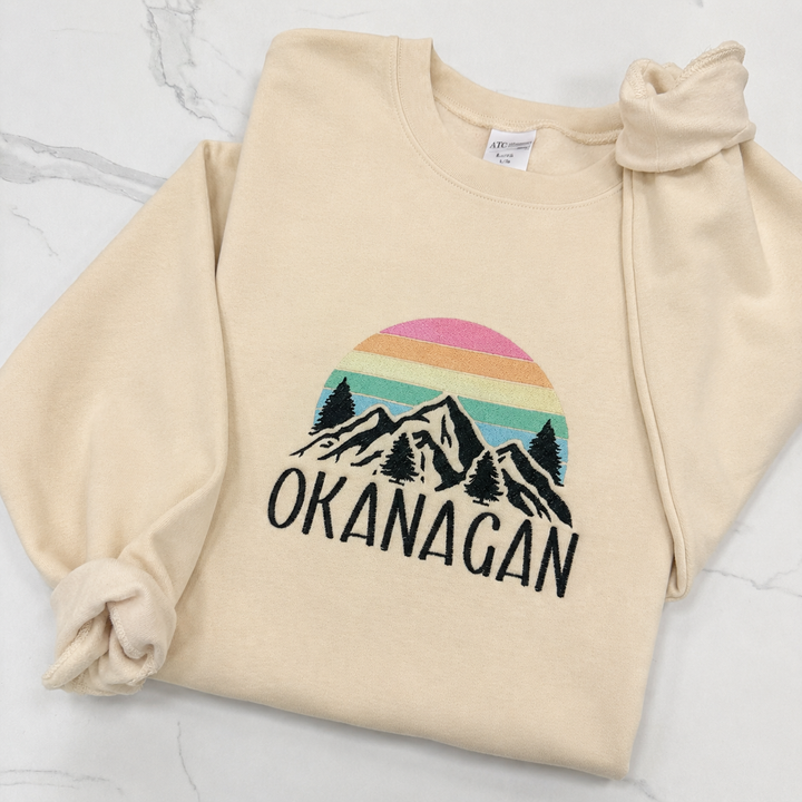 Okanagan - Embroidered Crewneck Sweater