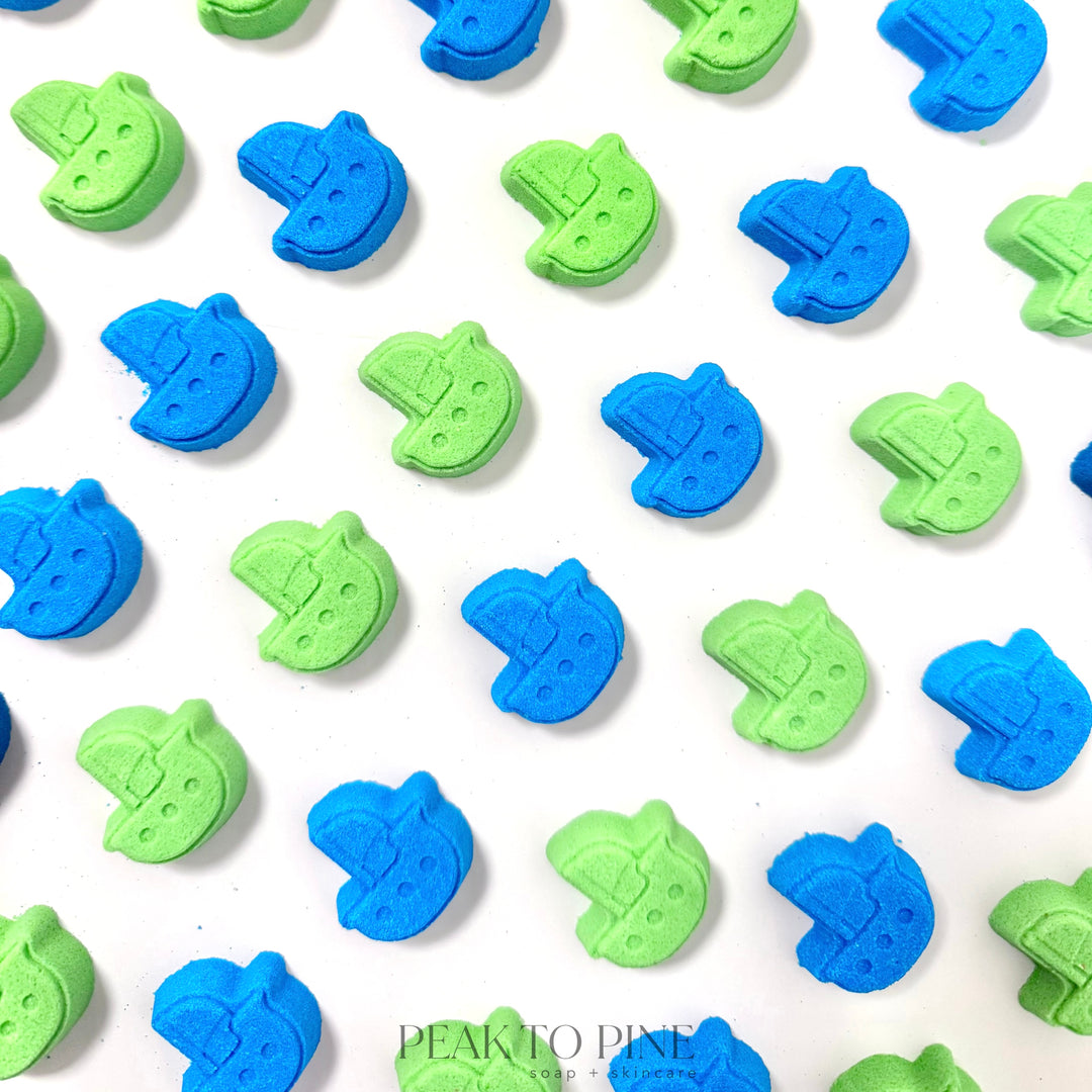 Blue Watermelon Sailboats - Mini Bath Bombs