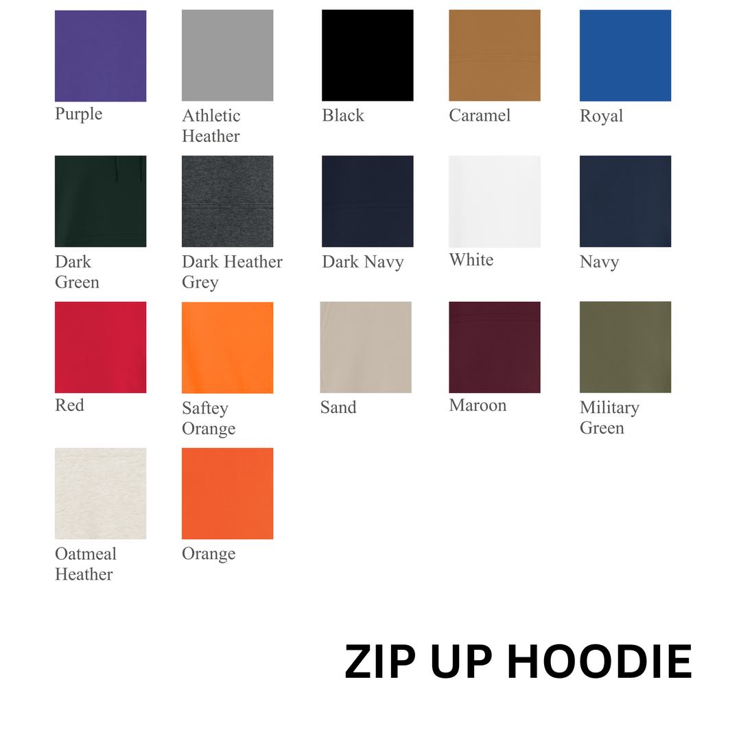 Custom Design Zip Up Hoodie (ATC-Everyday)