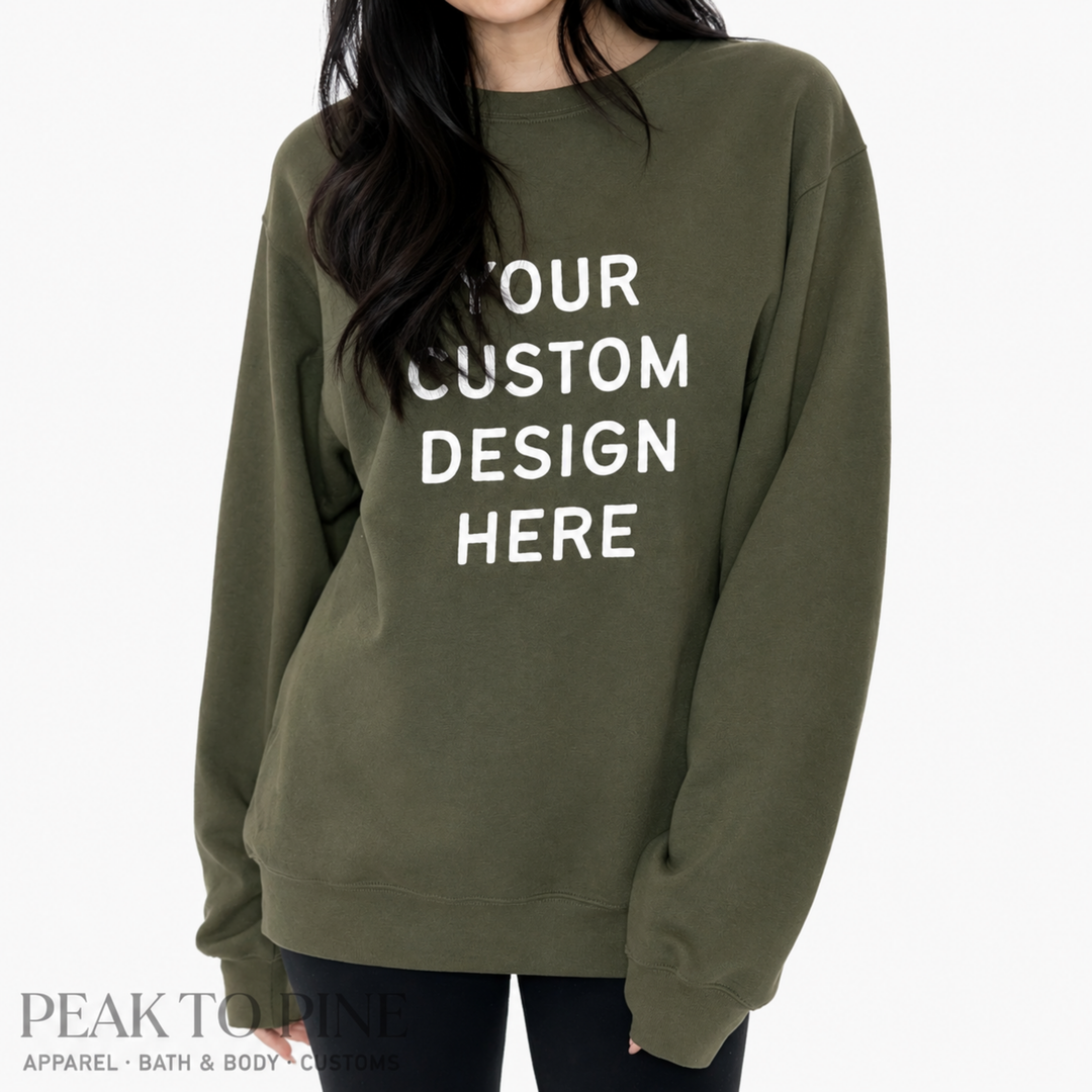 Custom Design Crewneck Sweater (ATC-Everyday)