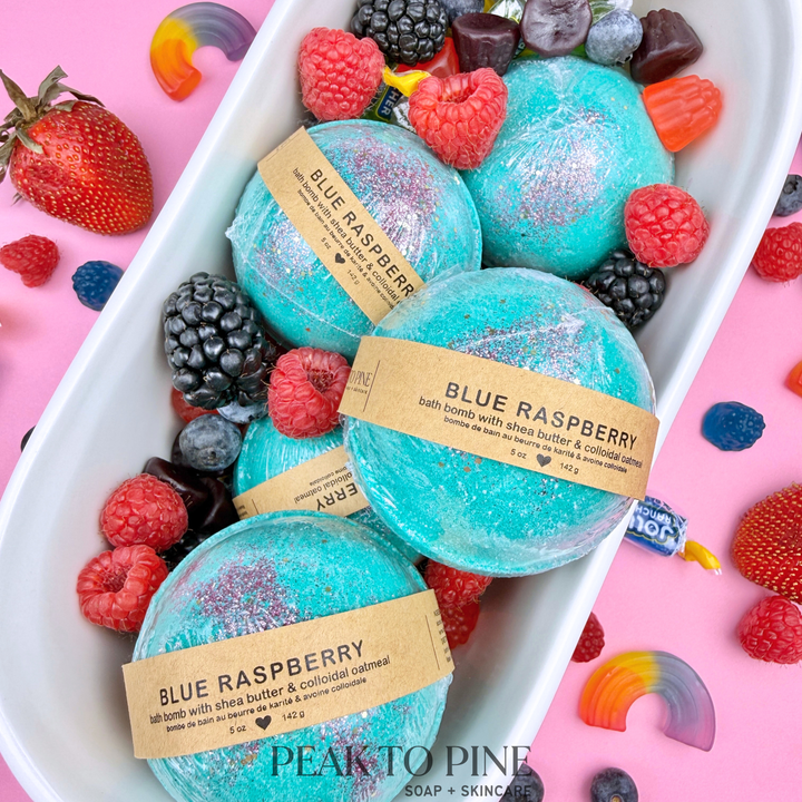 Blue Raspberry - Bath Bomb