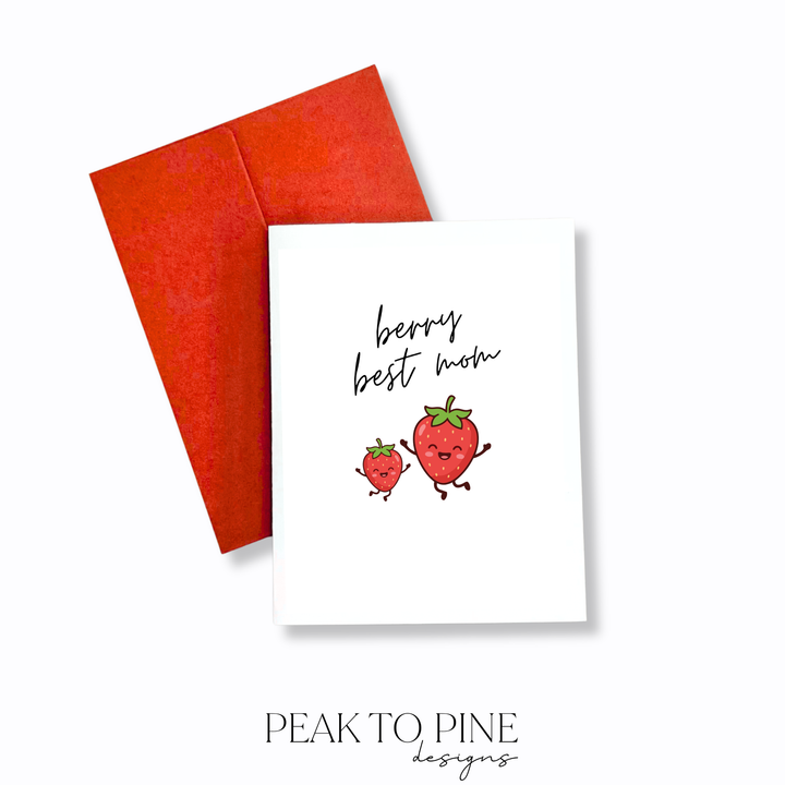 Berry Best Mom - Greeting Card