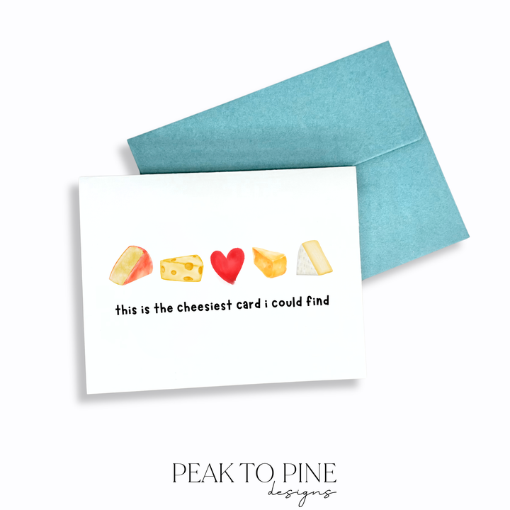 Cheesiest Card I Could Find - Greeting Card