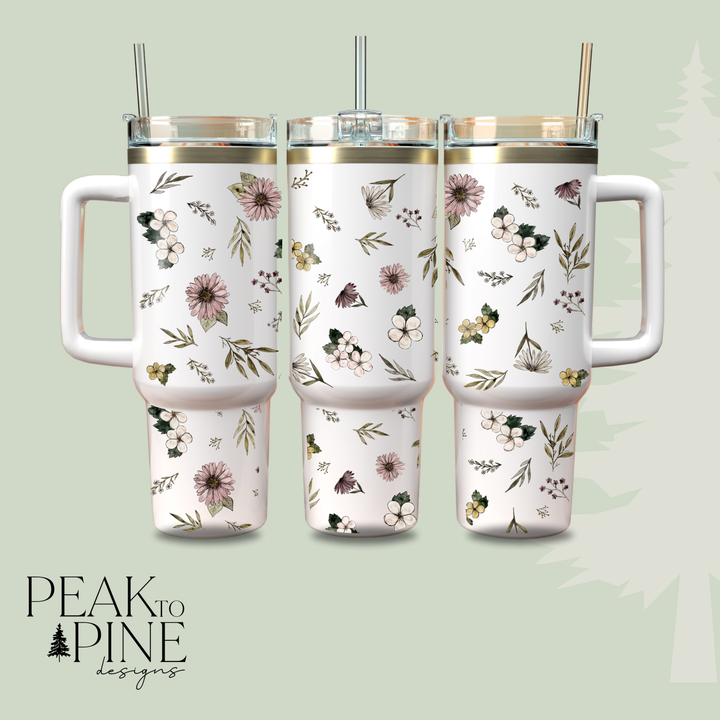 Little Wildflowers - 40oz Tumbler