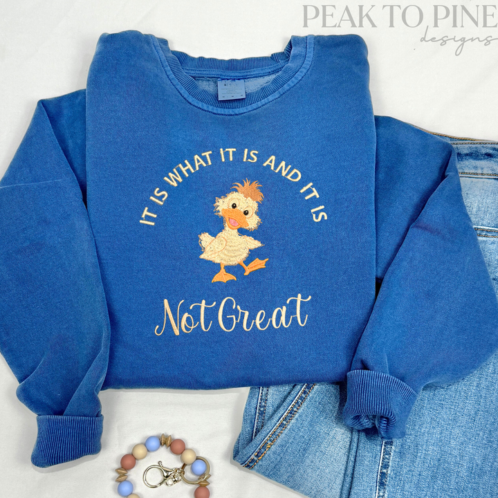 It Is What It Is - Embroidered Shirt