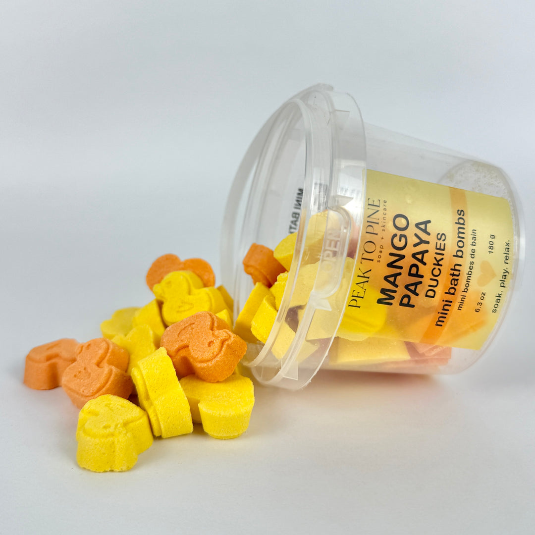 Mango Papaya Duckies - Mini Bath Bombs