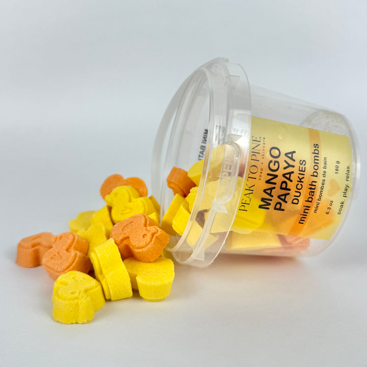Mango Papaya Duckies - Mini Bath Bombs