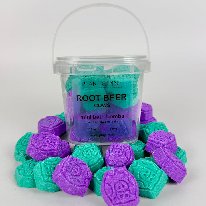 Root Beer Cows - Mini Bath Bombs