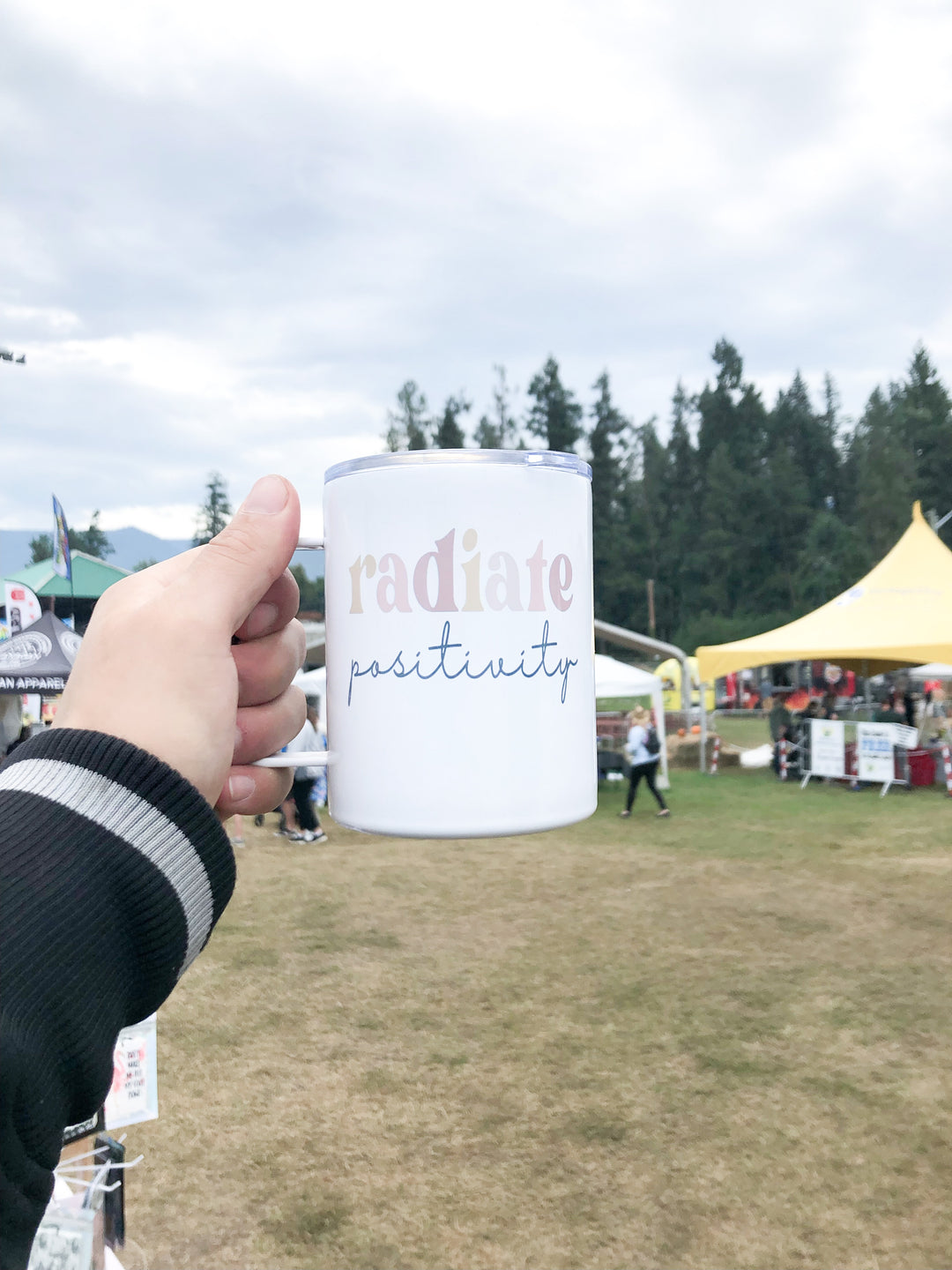 Radiate Positivity - Camp Tumbler