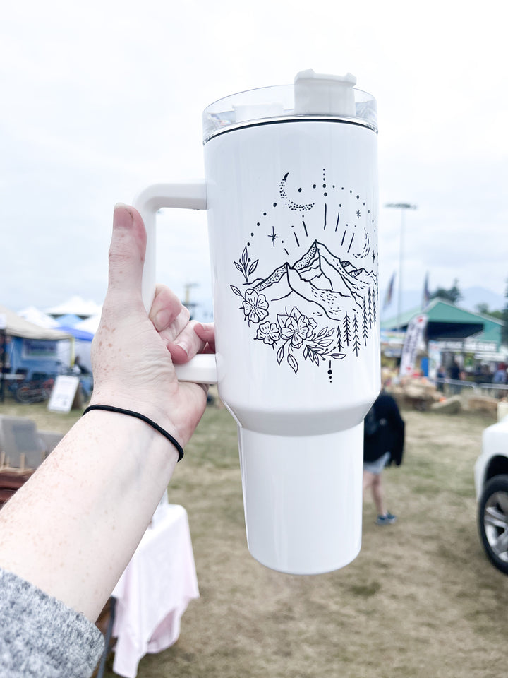 Boho Mountain - 40oz Tumbler