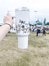 Load image into Gallery viewer, Wild Flowers - 40oz Tumbler
