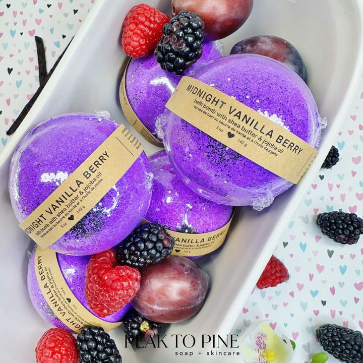 Midnight Vanilla Berry - Bath Bomb