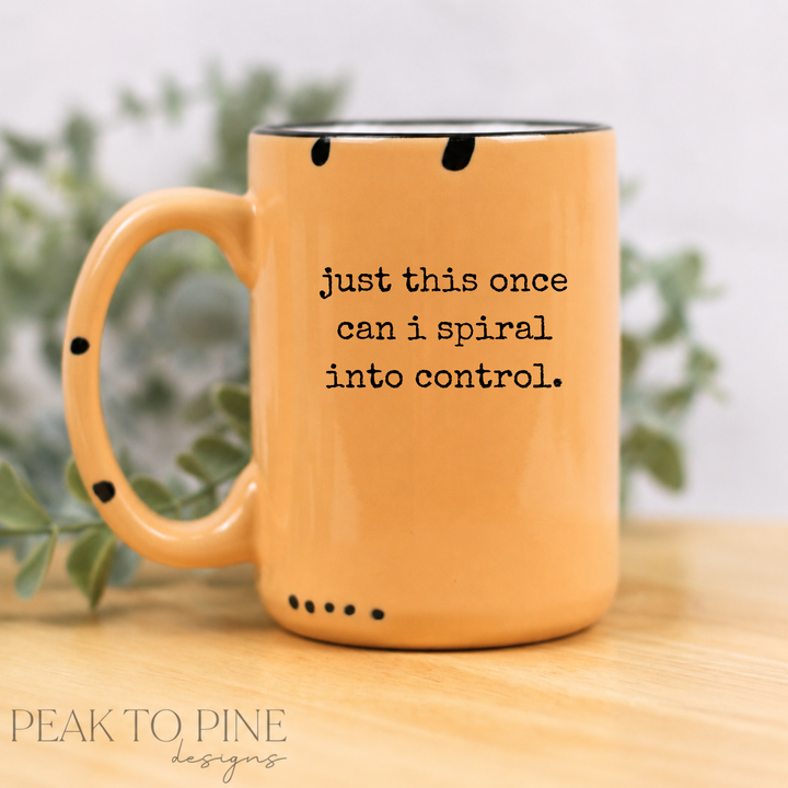 Spiral Into Control - Ceramic Mug