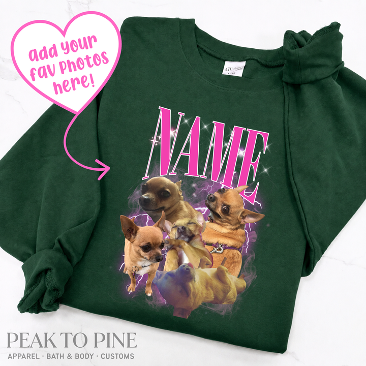 Custom Photo Collage Sweatshirt