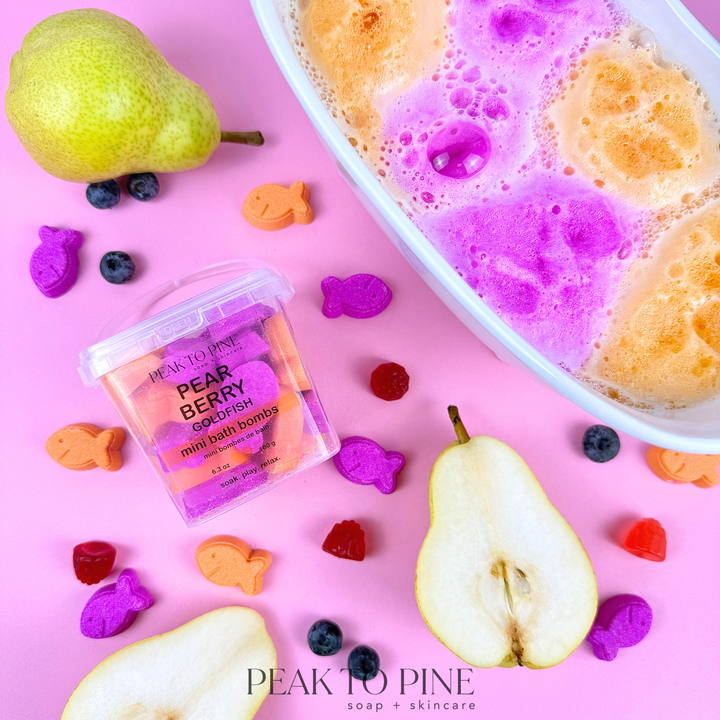 Pear Berry Goldfish - Mini Bath Bombs