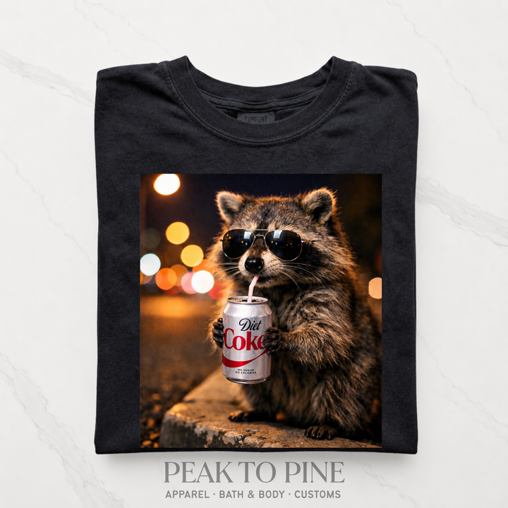 Diet Coke Raccoon T-Shirt