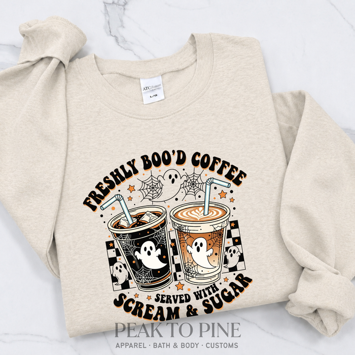 Freshly Boo'd Coffee Sweatshirt